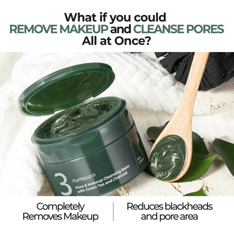 No.3 Pore & Makeup balzam za čišćenje lica sa zelenim čajem i aktivnim ugljem