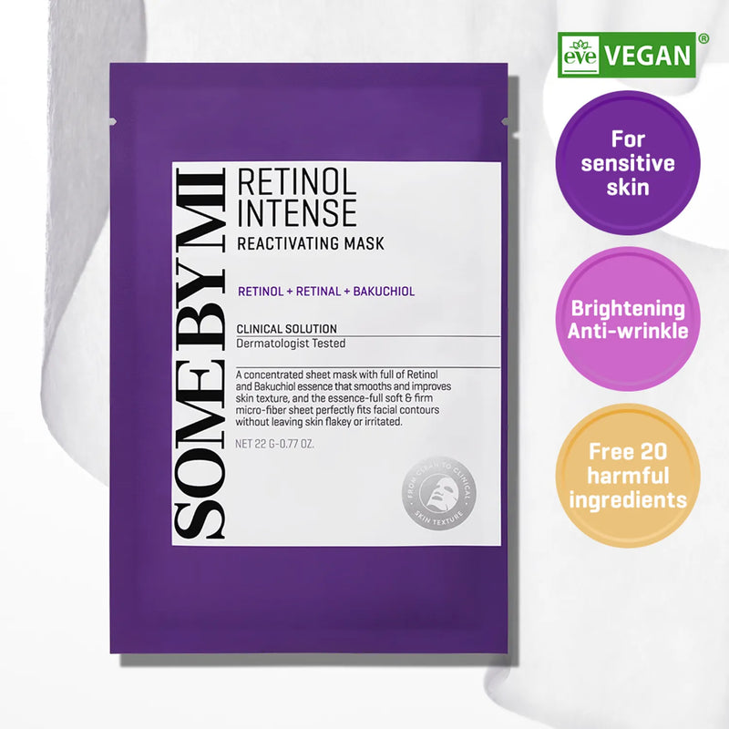 Retinol Intensive sheet maska