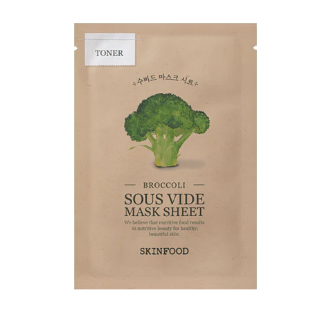 BROCCOLI Sous Vide sheet maska