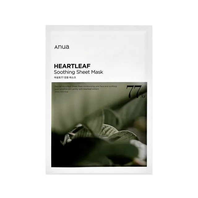 Heartleaf 77% Soothing sheet maska