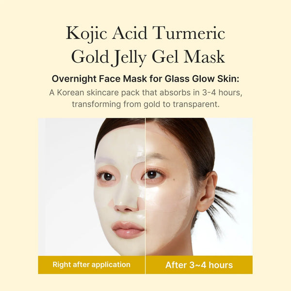 Medicube Kojic Acid Turmeric Brightening hydrogel mask