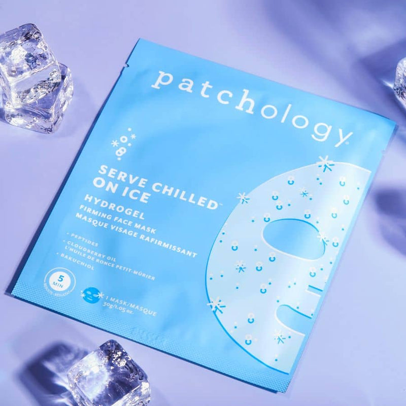 SERVED CHILLED ON ICE HYDROGEL FACE MASK