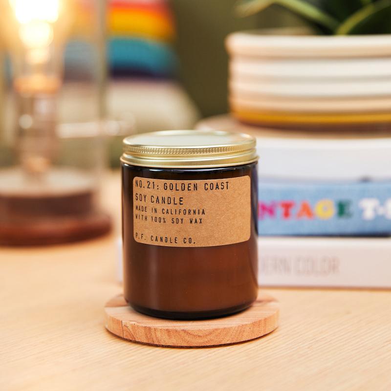 P.F CANDLE CO SOY CANDLE, GOLDEN COAST